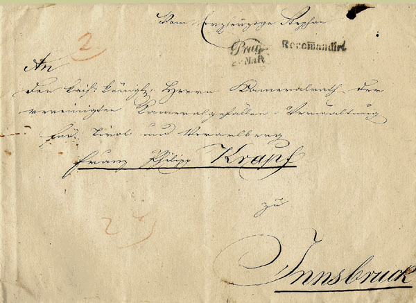 Heavy registered Court letter