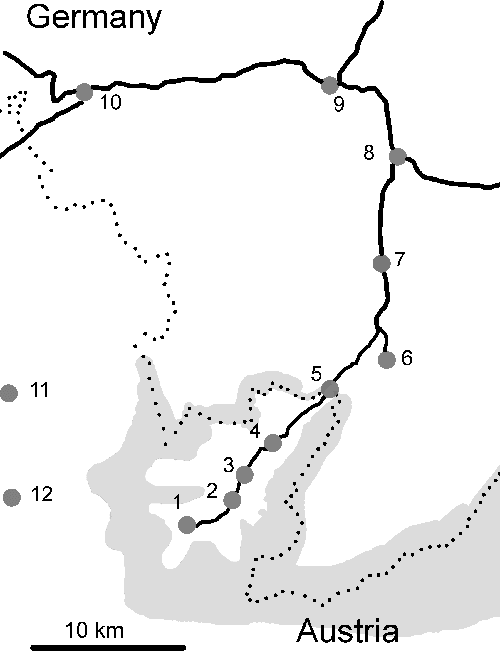 Detailed map of area