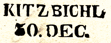 1849 Kitzbichl cancel