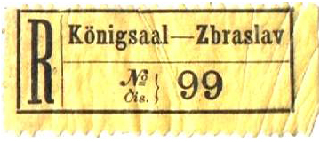 Koenigsaal in Bohemia label 2