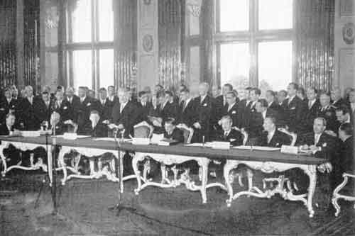 the signing ceremony